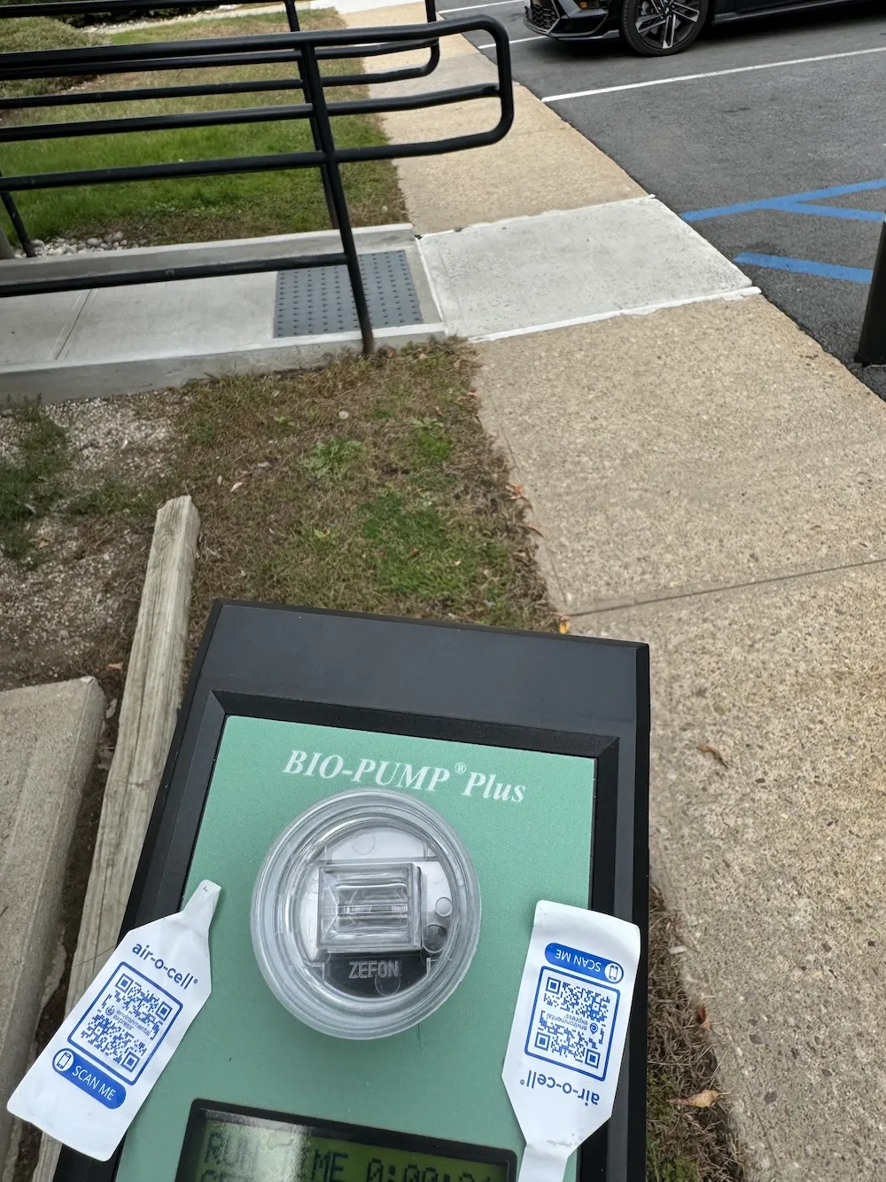 Outdoor mold air sample for baseline comparison